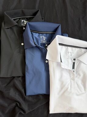 liberty Men's Polo Pack in Black, Navy, White